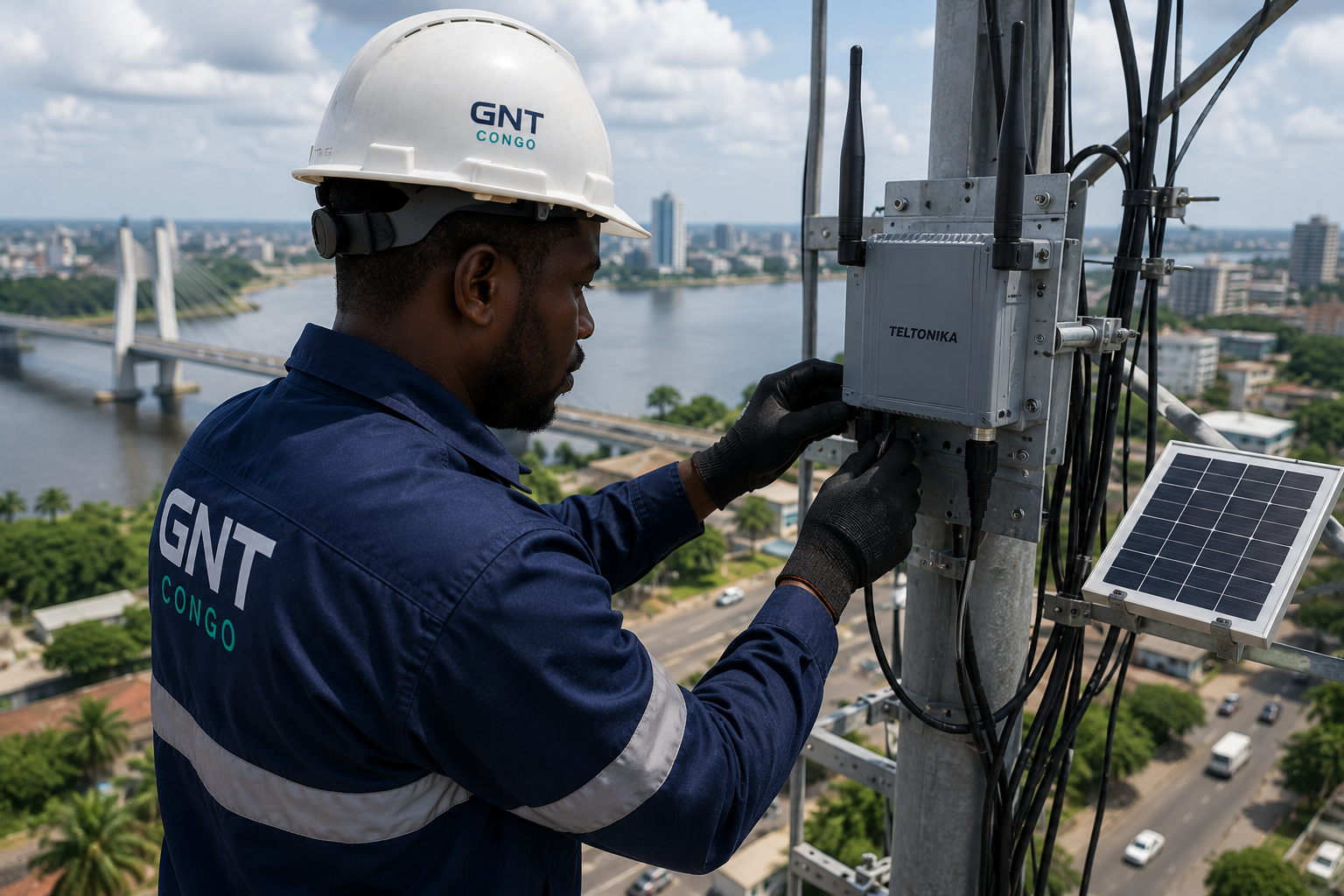 Télégestion énergie et télé-jaugeage carburant IoT GNT Congo